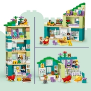 Imagine LEGO DUPLO CASA MODERNA DE FAMILIE 3 IN 1 CU FIGURINE 10470