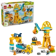 Imagine LEGO DUPLO SANTIER SI VEHICULE DE CONSTRUCTII 3 IN 1 10476