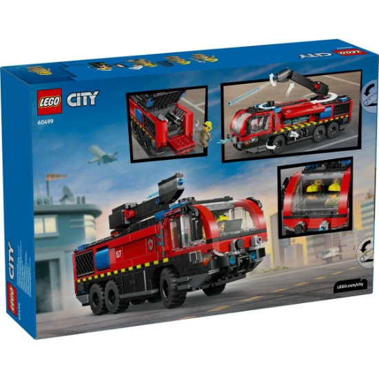 Imagine LEGO CITY AUTOSPECIALA DE POMPIERI LA AEROPORT 60499