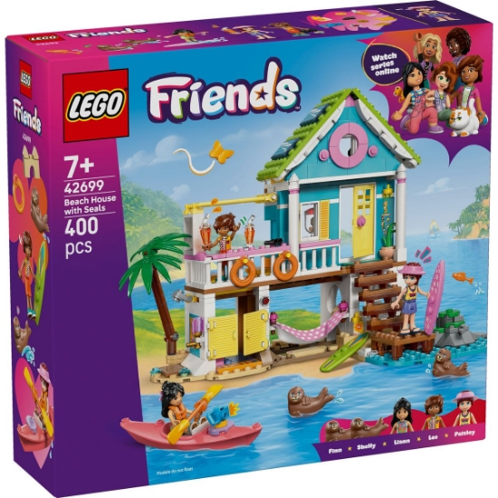 Imagine LEGO FRIENDS CASA PE PLAJA CU FOCI 42699