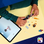 Imagine LEGO MARVEL OMUL PAIANJEN VS CALARETUL FANTOMA PE MOTOCICLETA 76335