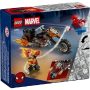 Imagine LEGO MARVEL OMUL PAIANJEN VS CALARETUL FANTOMA PE MOTOCICLETA 76335