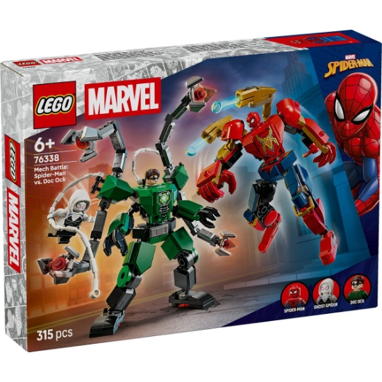 Imagine LEGO MARVEL BATALIA ROBOTILOR OMUL PAIANJEN VS DOC OCK 76338