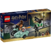 Imagine LEGO HARRY POTTER HAGRID SI HARRY IN FUGA DE PE ALEEA BOSCHETELOR 76459