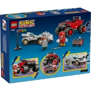 Imagine LEGO SONIC MASINA LUI SILVER VS CAMIONUL GIGANT AL LUI KNUCKLES 77118