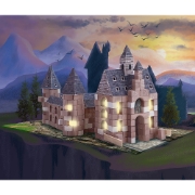 Imagine BRICK TRICK HARRY POTTER TURNUL CU CEAS