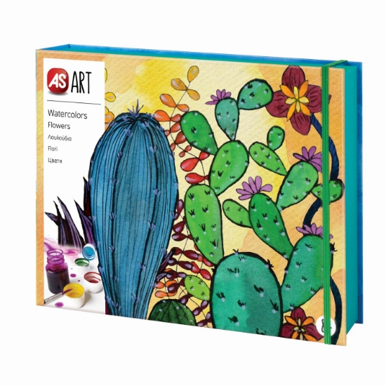 Imagine SET DESEN AS ART ACUARELA FLORI