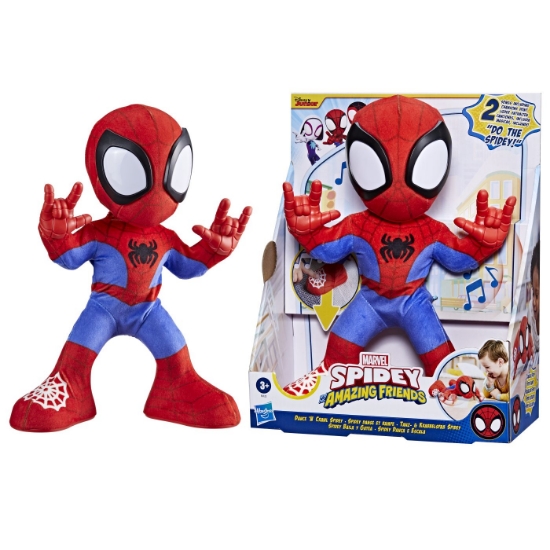 Imagine MARVEL SPIDEY SI PRIETENII SAI UIMITORI FIGURINA SPIDEY DE PLUS INTERACTIVA