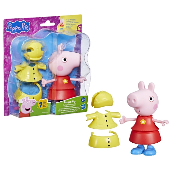 Imagine PEPPA PIG SET FIGURINA SI ACCESORII VESTIMENTARE PURCELUSA PEPPA PIG 15CM