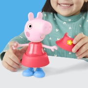 Imagine PEPPA PIG SET FIGURINA SI ACCESORII VESTIMENTARE PURCELUSA PEPPA PIG 15CM