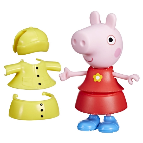 Imagine PEPPA PIG SET FIGURINA SI ACCESORII VESTIMENTARE PURCELUSA PEPPA PIG 15CM
