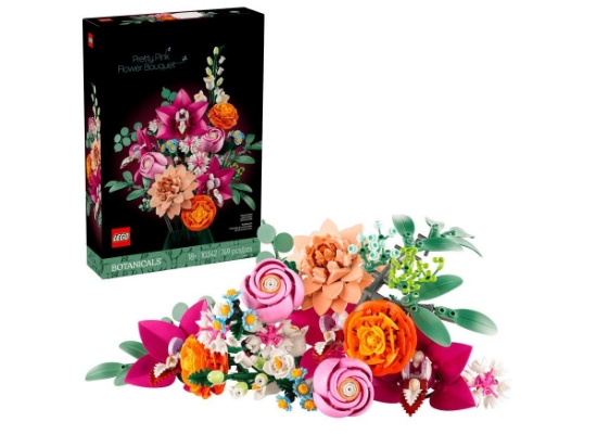 Imagine Lego Botanicals Buchet de flori roz 10342