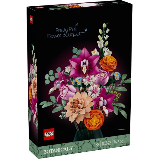 Imagine Lego Botanicals Buchet de flori roz 10342