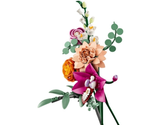 Imagine Lego Botanicals Buchet de flori roz 10342