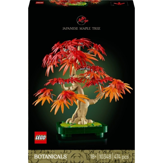 Imagine LEGO BOTANICALS BONSAI DE ARTAR JAPONEZ ROSU 10348