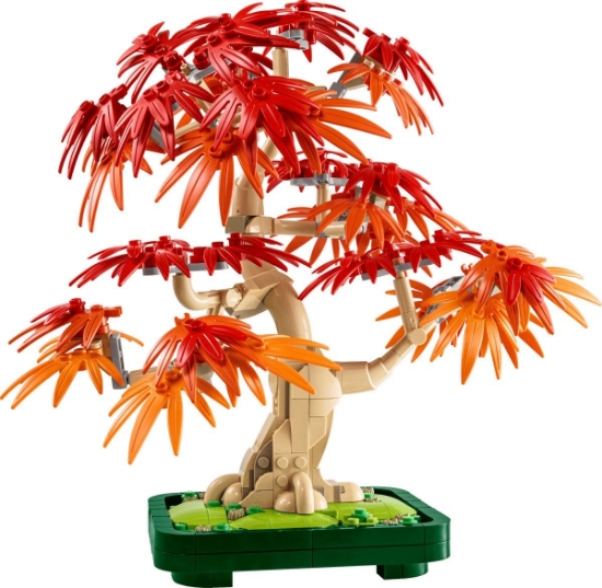 Imagine LEGO BOTANICALS BONSAI DE ARTAR JAPONEZ ROSU 10348