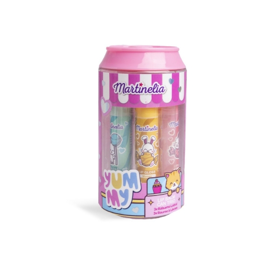 Imagine MARTINELIA YUMMY SET 3 BALSAMURI DE BUZE IN FORMA DE CUTIE DE SUC