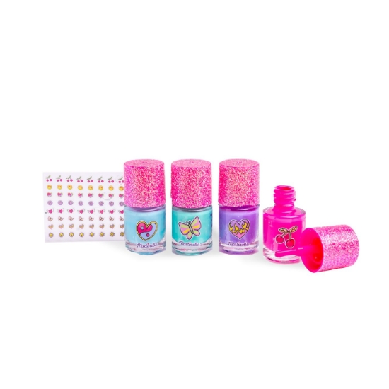Imagine MARTINELIA SUPER GIRL SET 4 LACURI DE UNGHII SI ACCESORII
