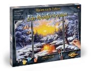 Imagine KIT PICTURA PE NUMERE SCHIPPER IARNA, 3 TABLOURI