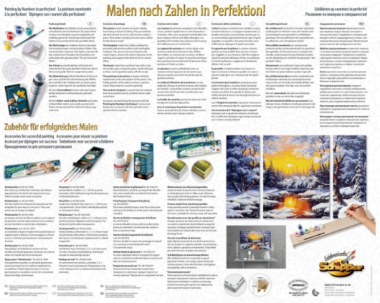 Imagine KIT PICTURA PE NUMERE SCHIPPER IARNA, 3 TABLOURI