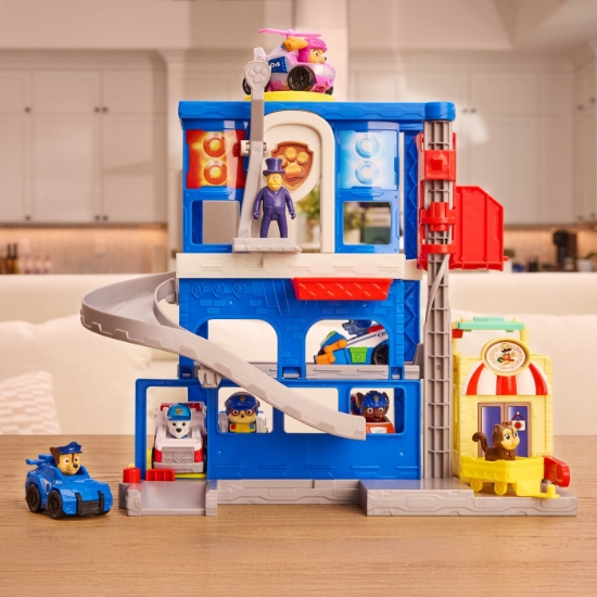 Imagine PATRULA CATELUSILOR CAUTARE SI SALVARE SET DE JOACA CU LANSATOR FIGURINE SI ACCESORII