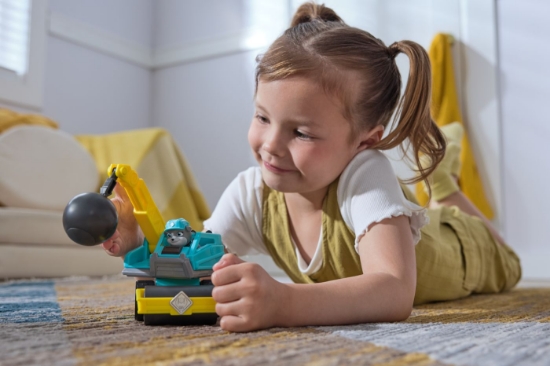 Imagine PATRULA CATELUSILOR RUBBLE SI ECHIPA VEHICUL CU BILA DE DEMOLARE