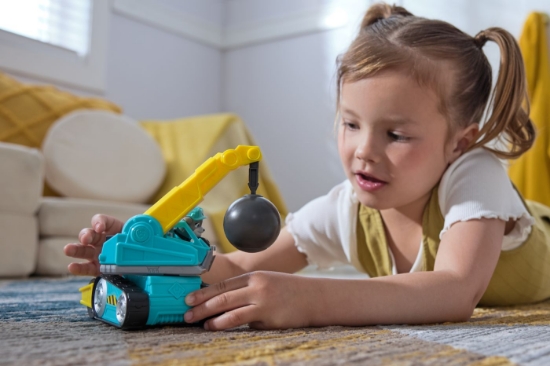 Imagine PATRULA CATELUSILOR RUBBLE SI ECHIPA VEHICUL CU BILA DE DEMOLARE