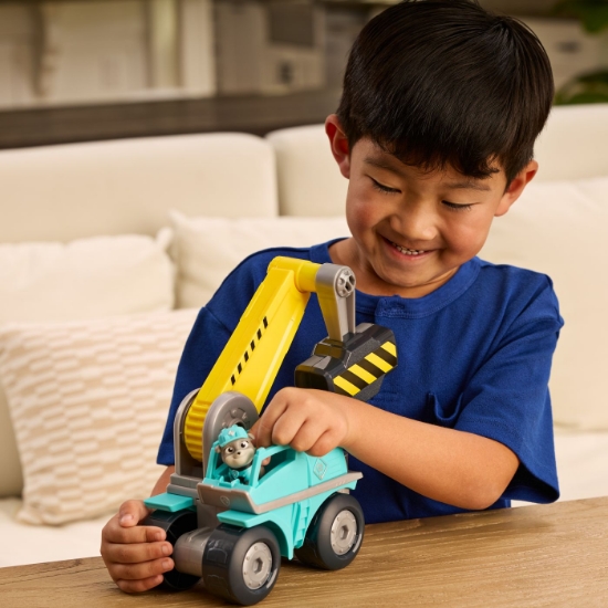 Imagine PATRULA CATELUSILOR RUBBLE SI ECHIPA VEHICUL MEGA HAMMER 