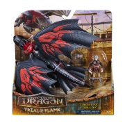 Imagine CUM SA ITI DRESEZI DRAGONUL INCERCAREA FLACARII SET DRAGON TOOTLESS SI FIGURINA HICCUP