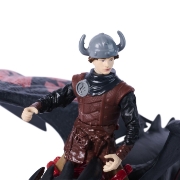 Imagine CUM SA ITI DRESEZI DRAGONUL INCERCAREA FLACARII SET DRAGON TOOTLESS SI FIGURINA HICCUP