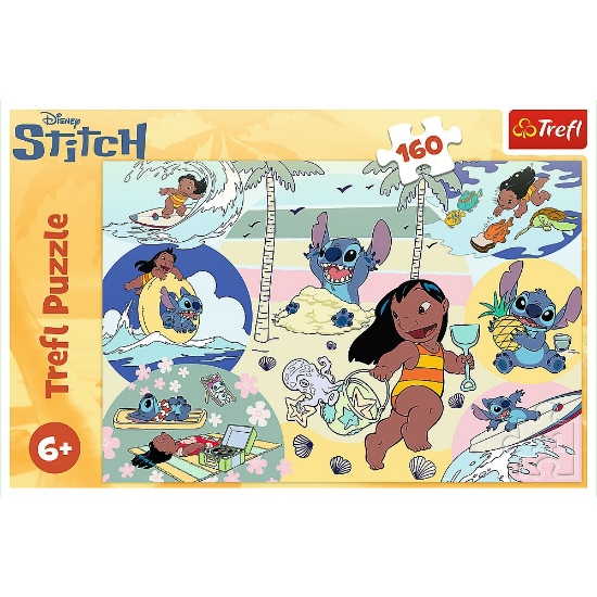 Imagine PUZZLE TREFL 160 DISNEY STITCH REGULILE LUI STITCH