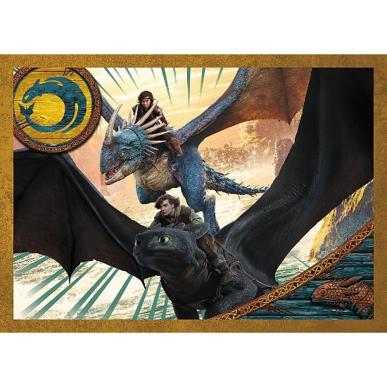 Imagine PUZZLE TREFL 4IN1 CUM SA ITI DRESEZI DRAGONUL ZILELE DRAGONULUI