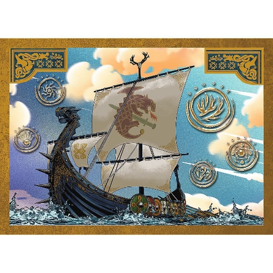 Imagine PUZZLE TREFL 4IN1 CUM SA ITI DRESEZI DRAGONUL ZILELE DRAGONULUI