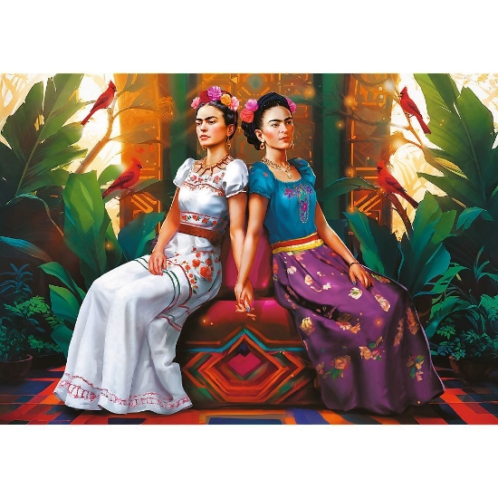 Imagine PUZZLE TREFL 1000 PREMIUM PLUS FRIDA KAHLO DOUA FETE