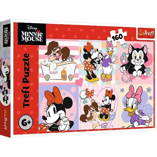 Imagine PUZZLE TREFL 160 DISNEY ZIUA COLORATA A LUI MINNIE 