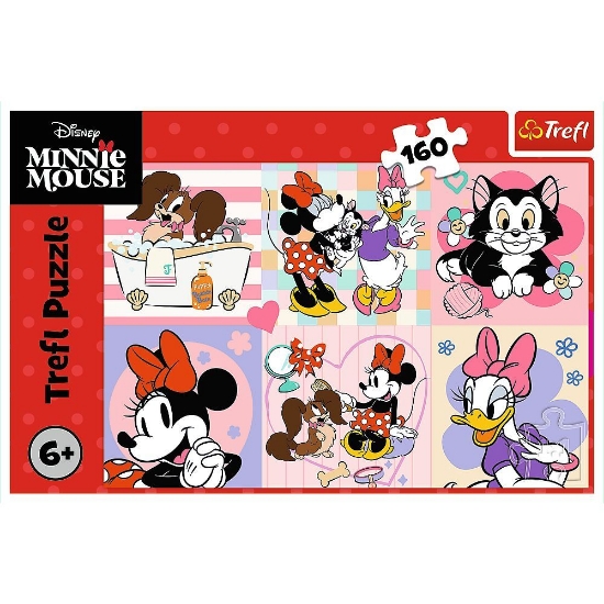 Imagine PUZZLE TREFL 160 DISNEY ZIUA COLORATA A LUI MINNIE 