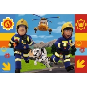 Imagine PUZZLE TREFL 100 POMPIERUL SAM MEREU DE AJUTOR