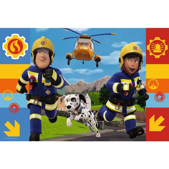 Imagine PUZZLE TREFL 100 POMPIERUL SAM MEREU DE AJUTOR