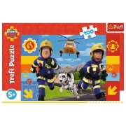 Imagine PUZZLE TREFL 100 POMPIERUL SAM MEREU DE AJUTOR