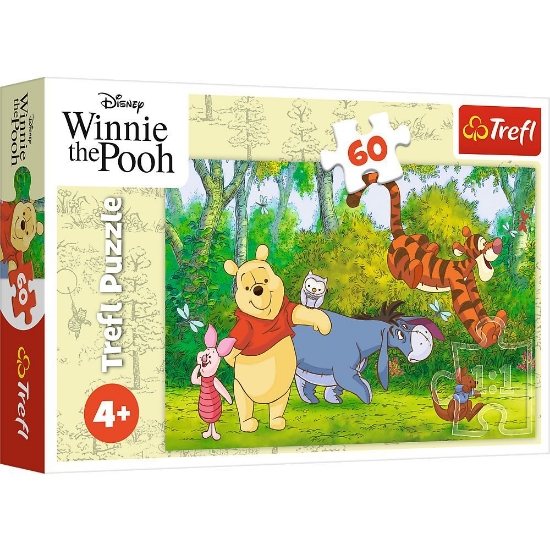 Imagine PUZZLE TREFL 60 DISNEY WINNIE THE POOH MIERE DELICIOASA