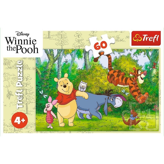 Imagine PUZZLE TREFL 60 DISNEY WINNIE THE POOH MIERE DELICIOASA