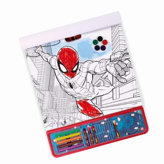 Imagine HAPPI HOBBI SET PENTRU DESEN GIGA BLOCK 5 IN 1 MARVEL SPIDER MAN 
