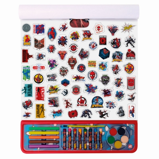 Imagine HAPPI HOBBI SET PENTRU DESEN GIGA BLOCK 5 IN 1 MARVEL SPIDER MAN 