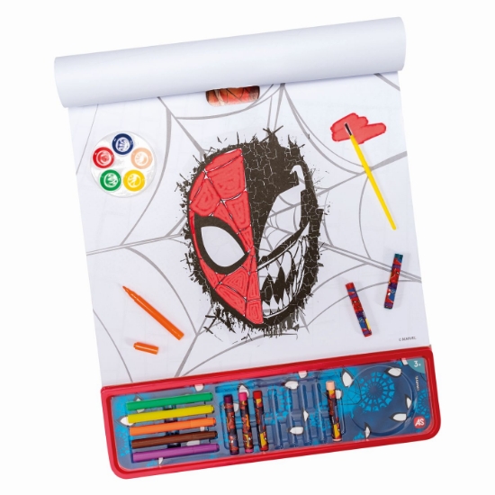 Imagine HAPPI HOBBI SET PENTRU DESEN GIGA BLOCK 5 IN 1 MARVEL SPIDER MAN 
