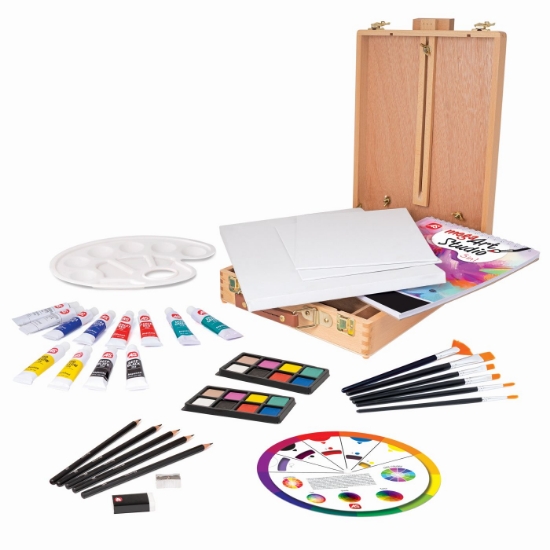Imagine HAPPI HOBBI MEGA ART STUDIO 5 IN 1 SET DE DESEN