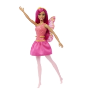 Imagine BARBIE PAPUSA BARBIE ZANA CU PAR SI TINUTA ROZ