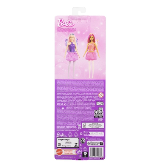 Imagine BARBIE PAPUSA BARBIE ZANA CU PAR SI TINUTA ROZ