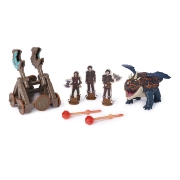 Imagine CUM SA ITI DRESEZI DRAGONUL INCERCAREA FLACARII SET DE JOACA CATAPULTA EXPLOZIE SI DRAGONUL GRONCKLE