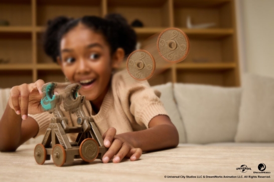 Imagine CUM SA ITI DRESEZI DRAGONUL INCERCAREA FLACARII SET DE JOACA CATAPULTA EXPLOZIE SI DRAGONUL GRONCKLE