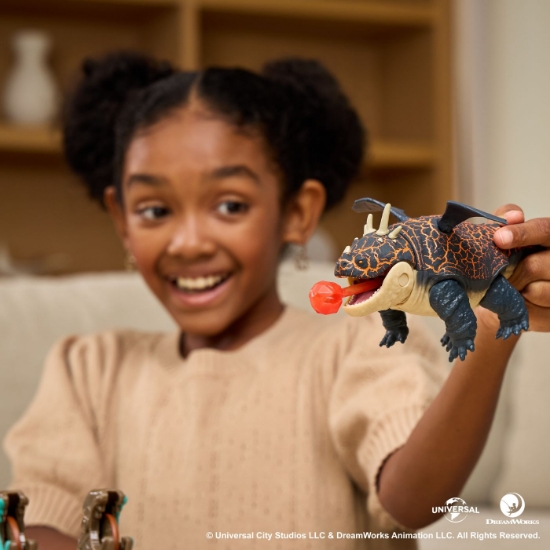 Imagine CUM SA ITI DRESEZI DRAGONUL INCERCAREA FLACARII SET DE JOACA CATAPULTA EXPLOZIE SI DRAGONUL GRONCKLE